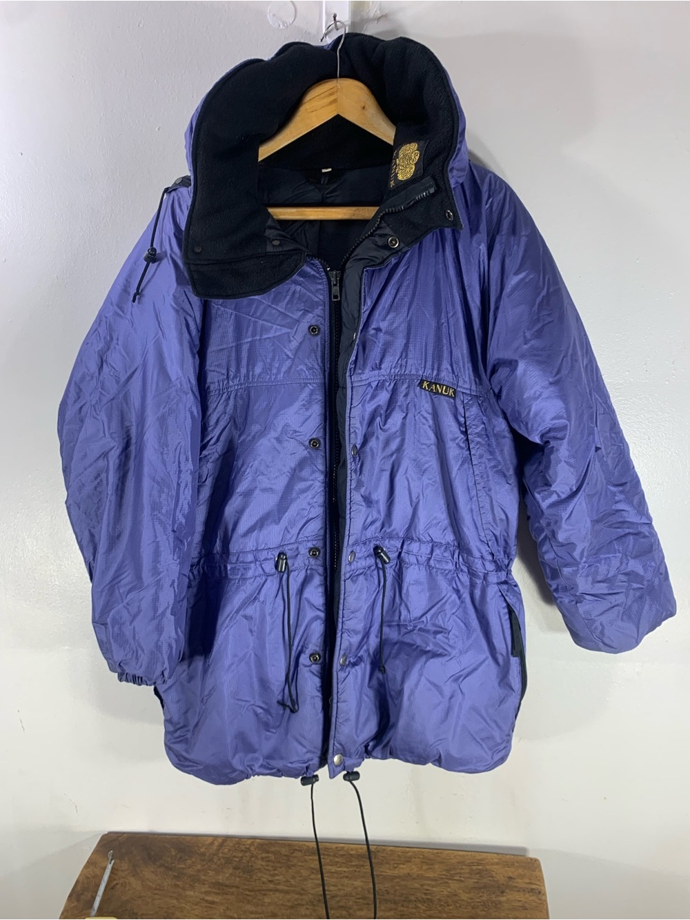 Vintage Kanuk Purple Hooded Winter Parka Jacket Unisex Size 3